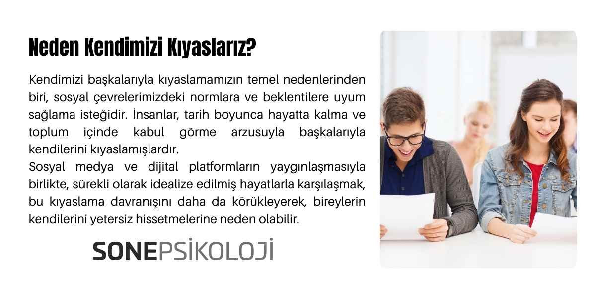 Kişinin kıyaslama yapmasındaki asıl amaç